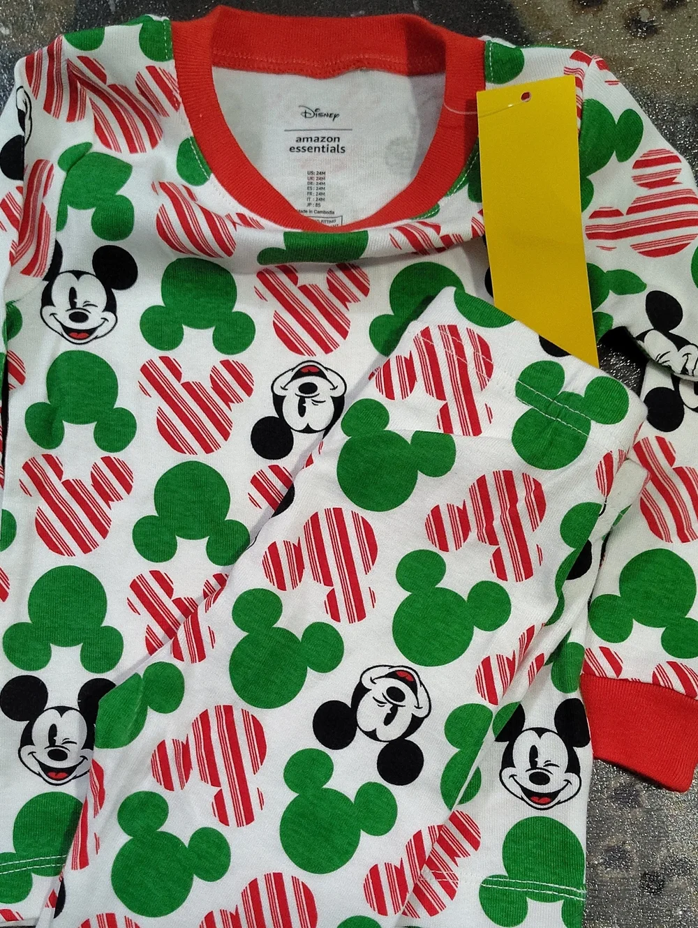 Nwt Disney 24m 2pc Pjs Set $30